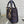 MINI 17 BORSA DA DONNA IN PELLE DI AGNELLO CON MOTIVO SERPENTE NERO E BLU NAVY