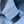 BORSA SEMPRE MEDIA 28 IN PELLE DI VITELLO MACROCANNAGE AZZURRO