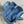 BORSA SEMPRE MEDIA 28 IN PELLE DI VITELLO MACROCANNAGE AZZURRO