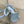 SMALL 16 LADY D-JOY BAG  IN POWDER BLUE CANNAGE LAMBSKIN WITH EMBROIDERED BEADWORK  BEADWORK