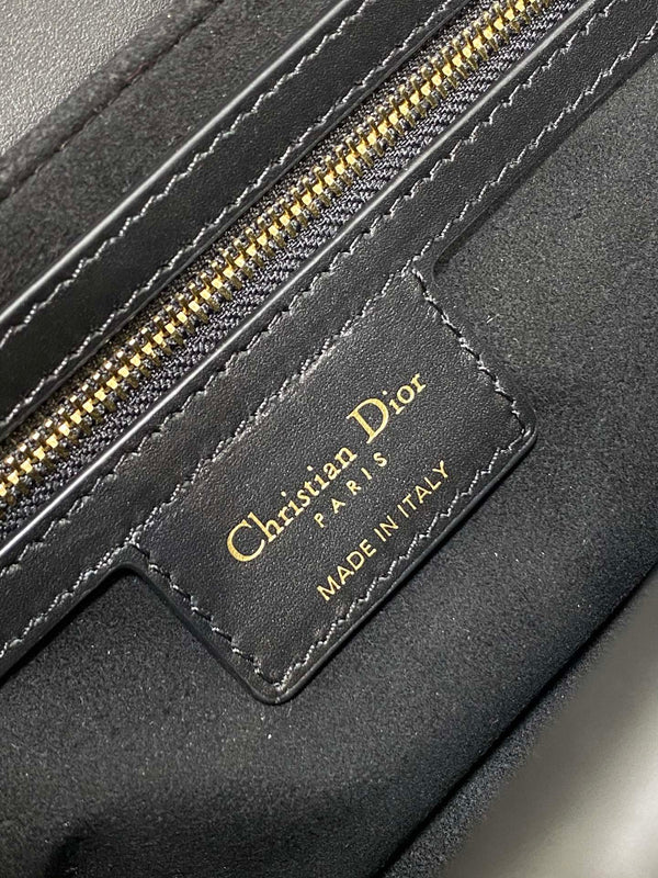 BORSA PICCOLA 22 JOLIE CON MANICO SUPERIORE IN TWEED CANNAGE NERO E BIANCO