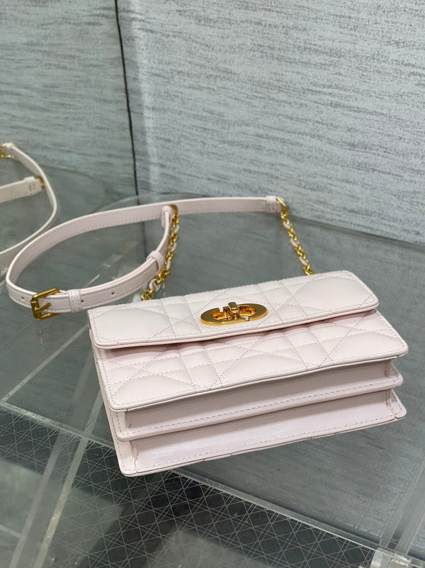CD Miss Caro 17 Bag Pelle di vitello rosa chiaro 246427