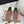 LP Summer Charms Walk Loafers In Light Brown Grey Mix Green Khaki Suede With Rabbit Fur Lining 985646