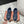 LP Tennis Walk Sneaker In Charcoal Blue Lambskin Lined With Wool Fleece 985658