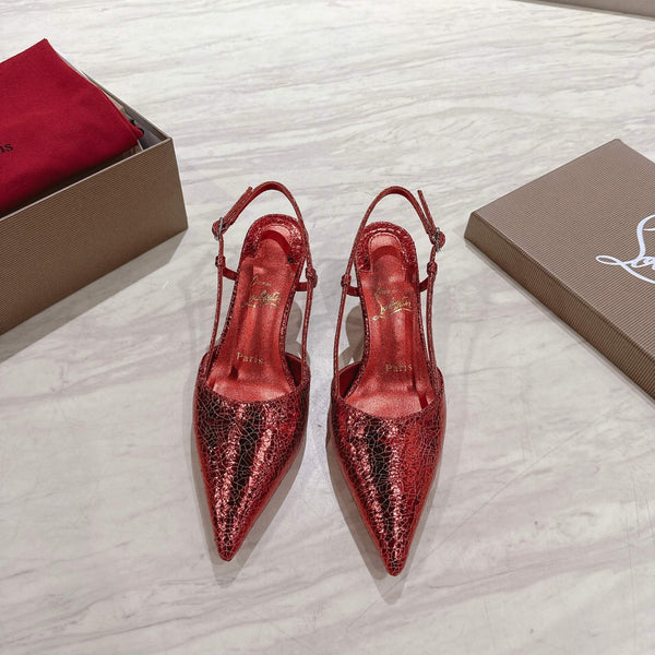 CL 25 Slingback Rosso Tessuto Originale 335140