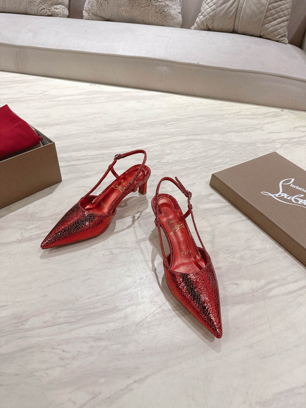 CL 25 Slingback Rosso Tessuto Originale 335140