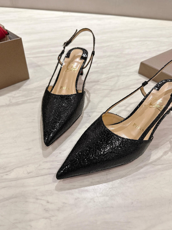 CL 25 Slingback Nero Tessuto Originale 335142