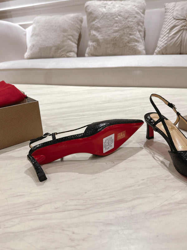 CL 25 Slingback Nero Tessuto Originale 335142