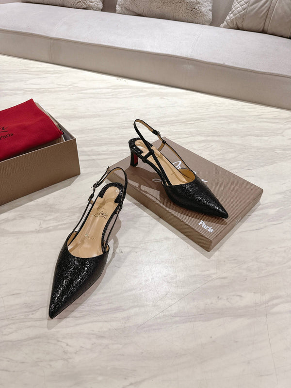 CL 25 Slingback Nero Tessuto Originale 335142