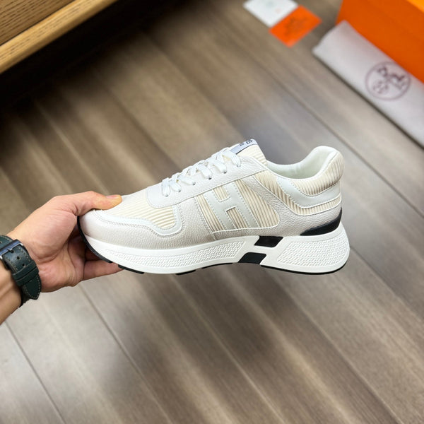 HM THICK - SOLE SNEAKER IN TESSUTO BIANCO