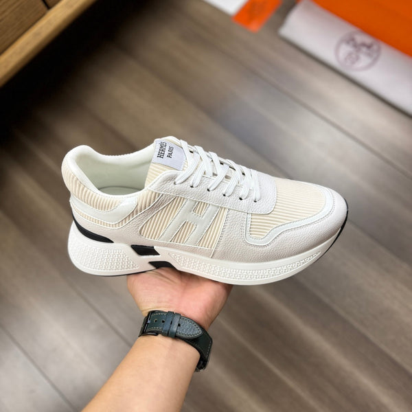 HM THICK - SOLE SNEAKER IN TESSUTO BIANCO