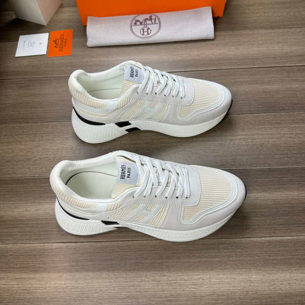 HM THICK - SOLE SNEAKER IN TESSUTO BIANCO