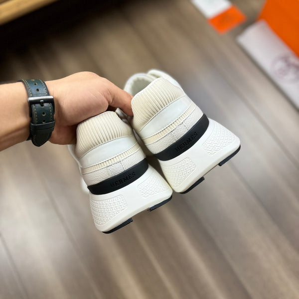 HM THICK - SOLE SNEAKER IN TESSUTO BIANCO