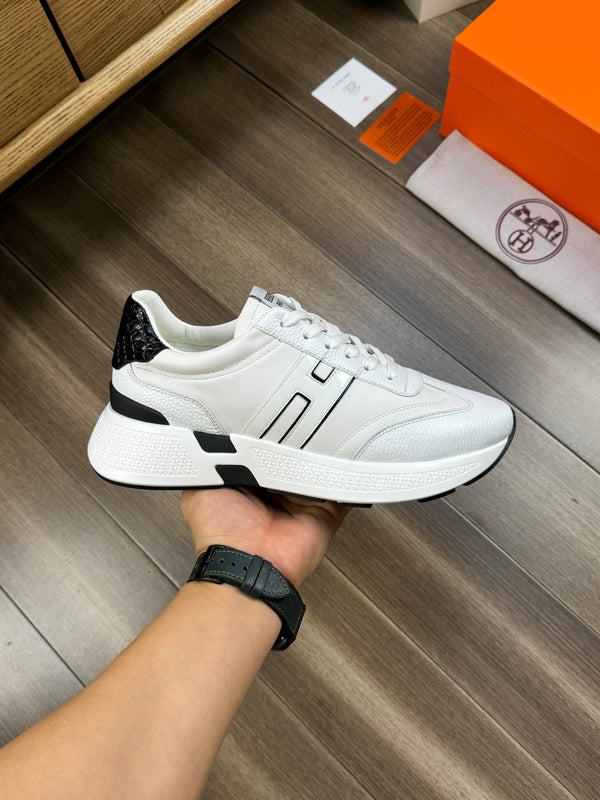 HM TRAIL SNEAKER WHITE CALFSKIN