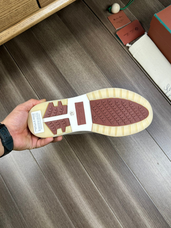 LP BERGEN SNEAKER IN CAMOSCIO GRIGIO CHIARO