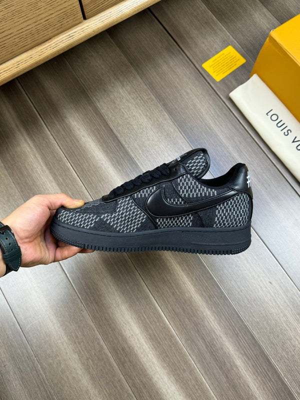 LV SNEAKER BLACK MIX WHITE CANVAS
