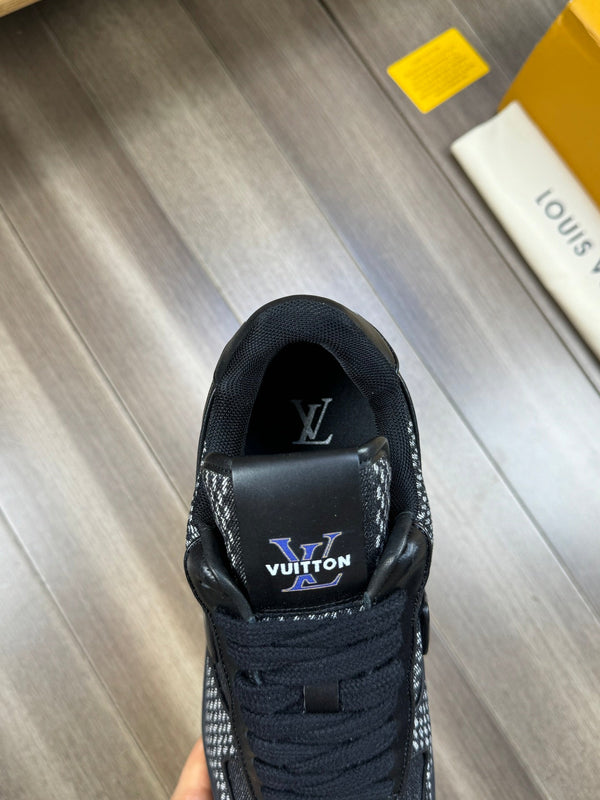 LV SNEAKER BLACK MIX WHITE CANVAS