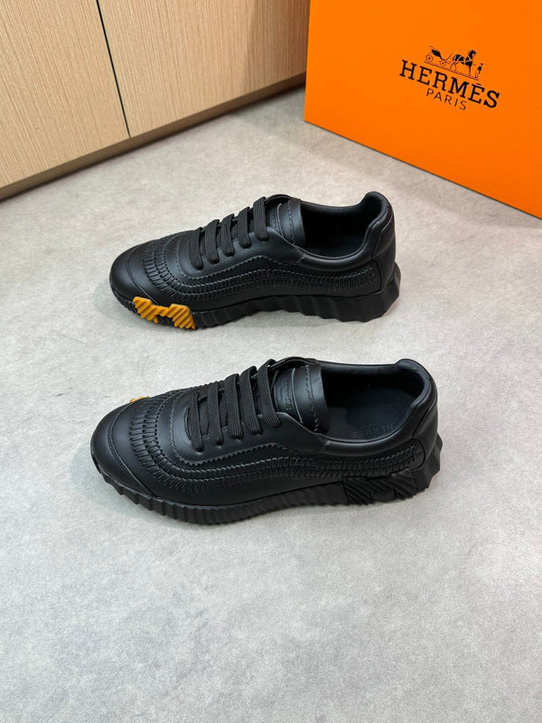 HM Men's Bouncing Sneaker Nero Vitello 696029