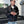Gucci Men’s Bomber Jacket Black Monogram Pattern Nylon Fabric
