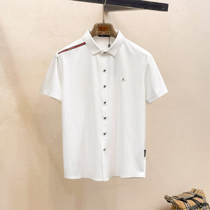 GG Men Short-Sleeve Polo Shirt Silk