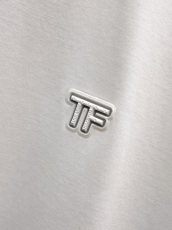 Tom Ford Men Short-Sleeve Polo Shirt Silk
