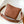 Borsa LV Lock and Walk in pelle di vacchetta marrone oro 241222