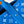 Borsa tote LV The Weekend 43 cm in tela monogramma blu e pelle Taïga 