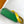 SHOPPER BAG 23 IN GREEN YELLOW CALFSKIN EMBROIDERED LOGO