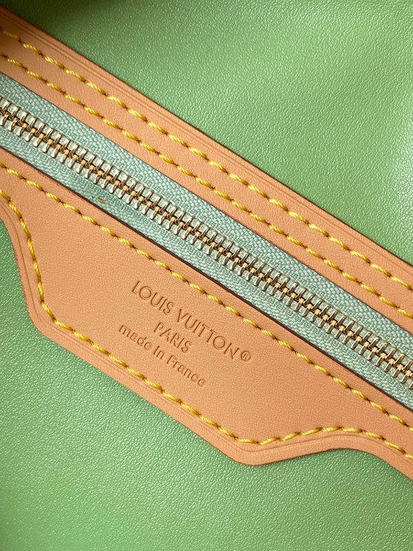LV Speedy Soft 30 Boho Brown Green Monogram Canvas GHW