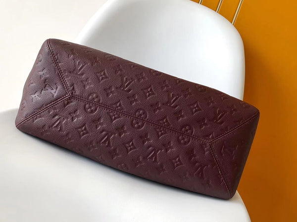 LV All In One PM Burgundy Embossed Monogram Empreinte Cowhide 268416