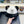 CAPPELLO DA PESCATORE IN LANA MISTA BIANCA E NERA E PELLICCIA DI CONIGLIO 409759 