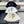 CAPPELLO A SECCHIELLO IN PELLICCIA DI CONIGLIO NERO 421260