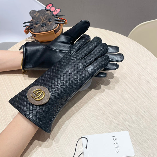 COUPLE GLOVES IN BLACK LAMBSKIN 439093