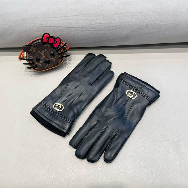 GLOVES IN BLACK LAMBSKIN 444432
