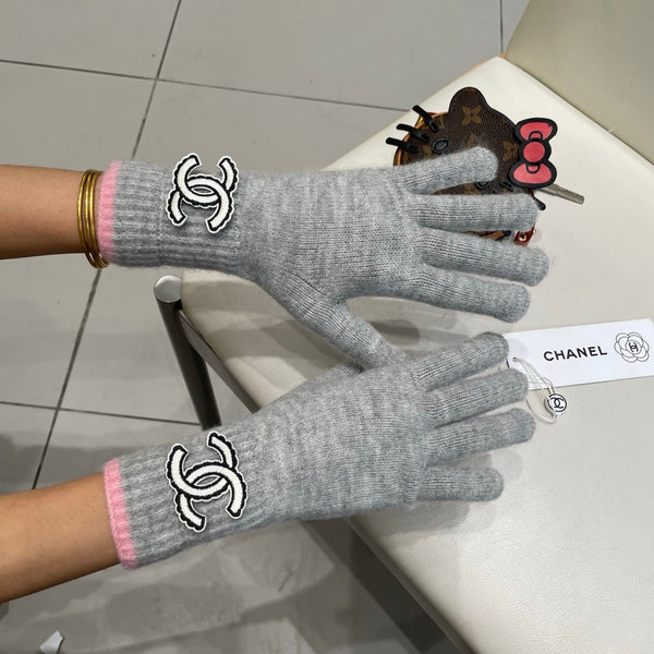 CC 26S CC Logo Full-Finger Gloves Wool 505729