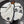 CC Hat Scarf Gloves Set White Black Knit 470403