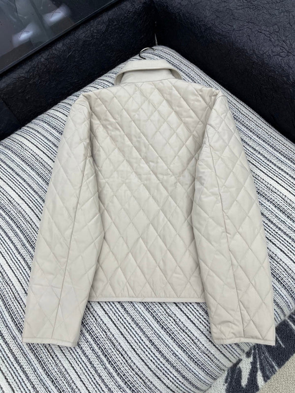 LP 25 Quilted Jacket Cream Polyester Down 313369