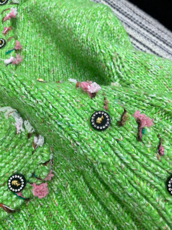 Veste en laine verte CC 2025 325886