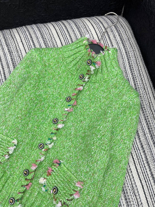 Veste en laine verte CC 2025 325886