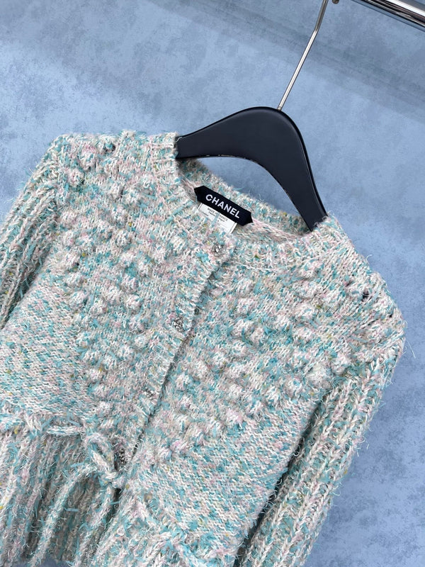 Veste CC 2025 avec cordon de serrage à la taille Laine bleue et rose 325853