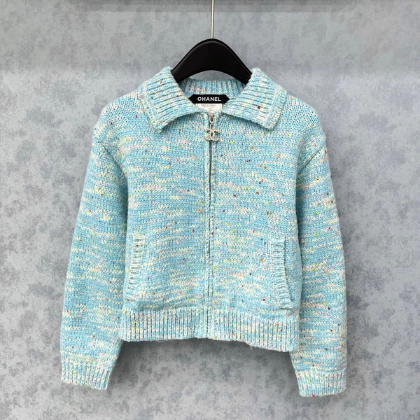 Veste en laine bleue CC 2025 325860
