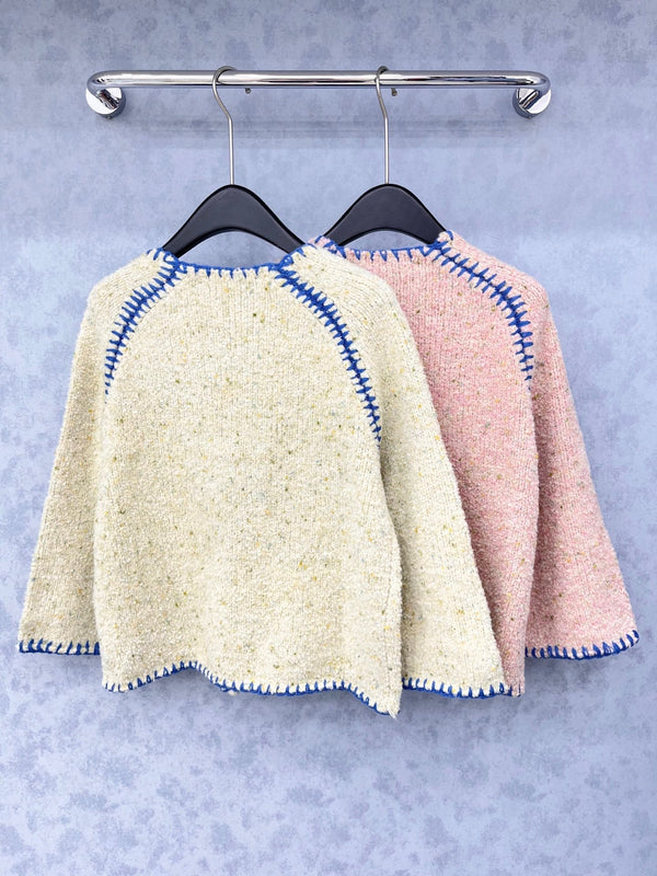 CC 2025 Cardigan en Laine Boutons Perle 325875