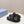Pra Double Strap Quilted Slide 20 Black Calfskin