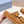 Pra Double Strap Slide 20 With Triangle Logo Tan Calfskin