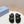Pra Double Strap Slide 20 With Triangle Logo Black Calfskin