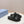Pra Double Strap Slide 20 With Triangle Logo Black Calfskin