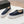 Double C Platform Biscuit Shoes Fabric Navy Blue