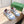 BV Orbit Flash Retro Sneake Cream Blue Fabric Suede 934415