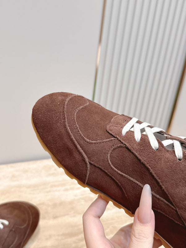 BV Orbit Flash Retro Sneaker Deep Brown Suede 934422