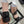 CC Combat Boots Pastel Pink Black Quilted Lambskin 944573